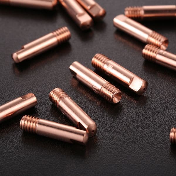 20pcs Nozzles Contact Tips Holders MIG Welder Semi-automatic Consumable Welding Tools Soldering Supplies Accessory