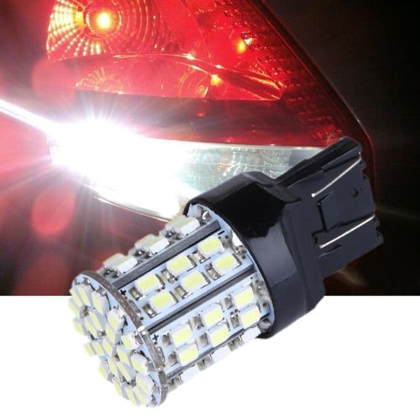 2pcs T20 W21W 7443 7440 LED 64-SMD 1206 LED Car Tail Bulb Brake Lights Reverse Lamp Daytime Running Signal Light