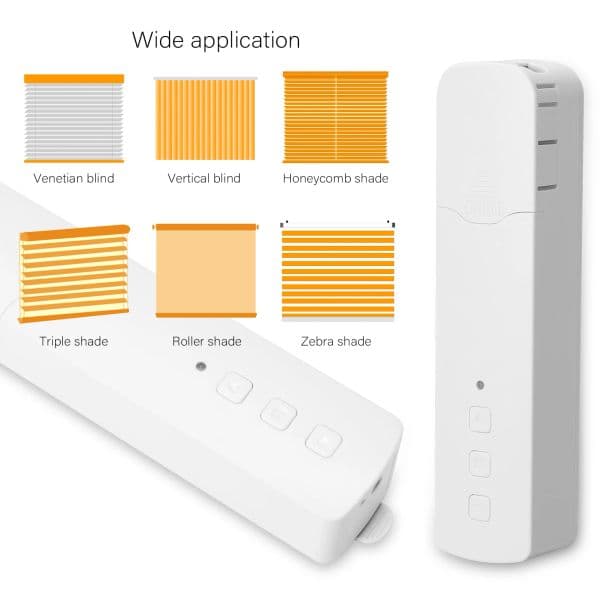 Tuya WiFi M515EGWT Smart Motorized Chain Roller Blinds Pull Bead Curtain Motor Work For Alexa Google Home Electric Curtain Motor