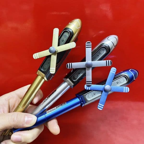4 Pcs Gel Pen Stationery Creative Deformable Special helicopter Cute