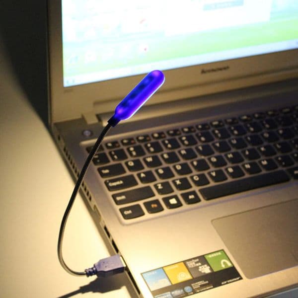 Mini Book Lamp Portable USB Reading Night Lamp 4 LED White/Warm Color Table Desk Lamp For Laptop Power Bank Notebook PC Computer