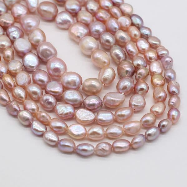 Quality Natural Freshwater Real Pearl Beads Grey Black White Irregular Pearls For Jewelry Making DIY Bracelet Necklace Earring