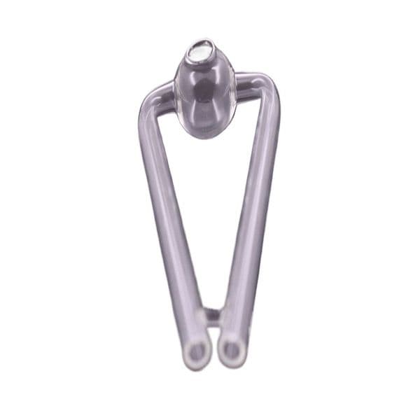 10Pcs 5.5 Inch Double tube glass oil burner Pipes 14cm big clear glass oil tube smoking hand pipe