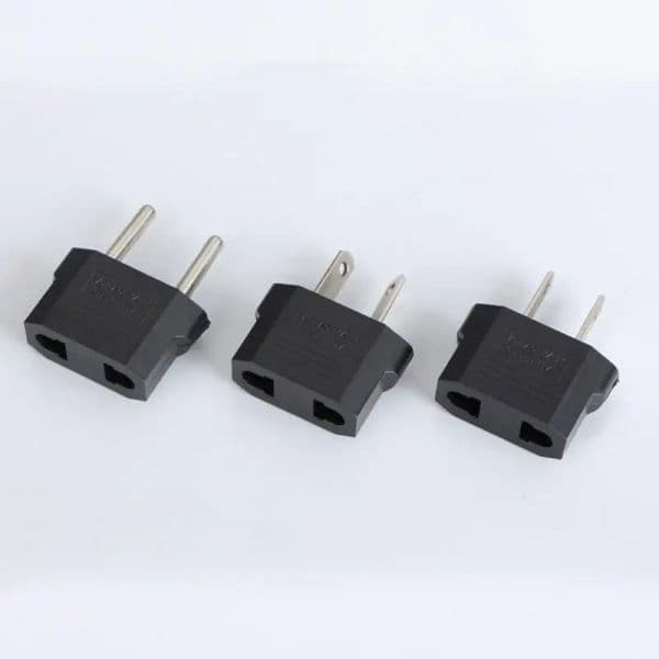 1/3/5PCS American European Mini CN UK US 2025 To EU AU Power Plug European EU German Plug Adapter US Japan Korea 4.0mm new 4.8mm Plug