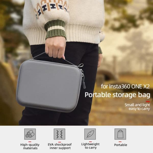 Portable Handbag Storage Case for Insta360 ONE X2/X3 Waterproof Carrying Bag new for Insta 2025 360 X3/X2 Panoramic Camera Accessories