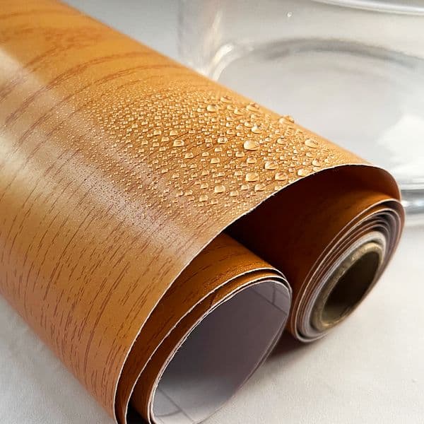 6m Waterproof Pvc Wallpaper for Furniture Cabinet Refurbish Cherry 2025 Wood Self Adhesive Removable Stickers new for Home Desktop Decor