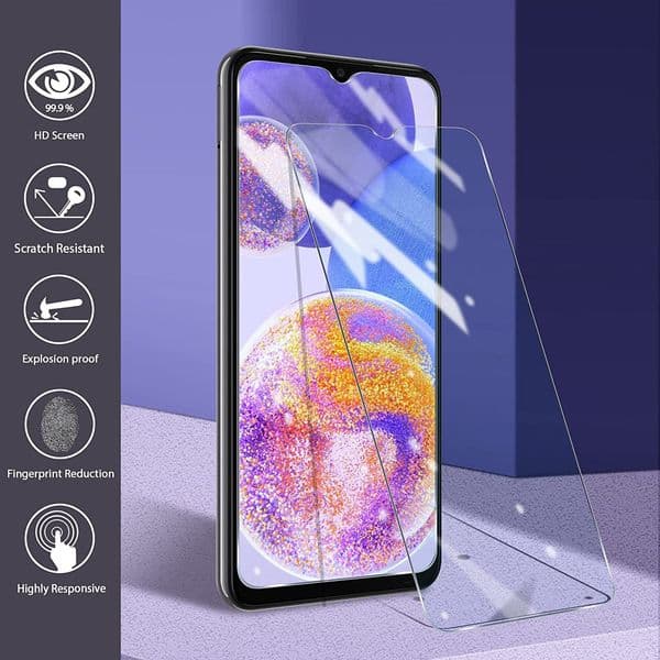 2/4Pcs Tempered 2025 Glass For OPPO A91 Screen Protector Glass Film