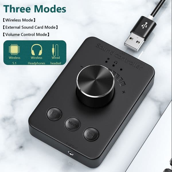 USB External Volume Control Adjust Knob for Windows / Mac OS,Multimedia PC Laptop Speaker External Audio Volume Controller Metal