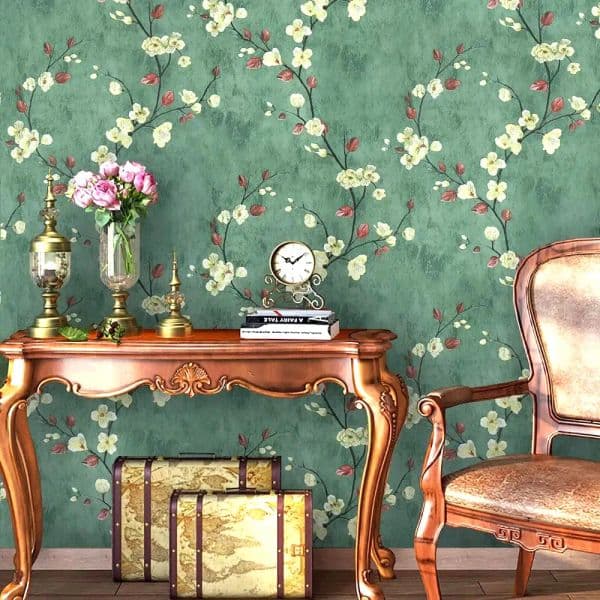 Floral 2025 Peel And Stick Wallpaper Green Self Adhesive Contact Paper Removable Waterproof For TV new Background Bedroom Home Decoration