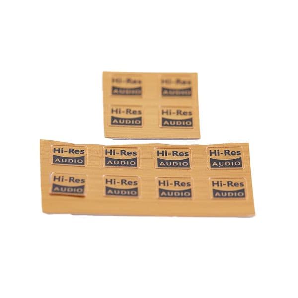 10pcs Hi-Res Audio Stickers For Walkman Fiio Iriver Cayin MP3 All Hifi Device