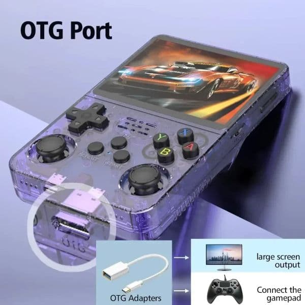 R36S Retro Handheld Video Game Console Linux System 3.5 Inch IPS Screen Portable Pocket Video Player Games Boy Gift
