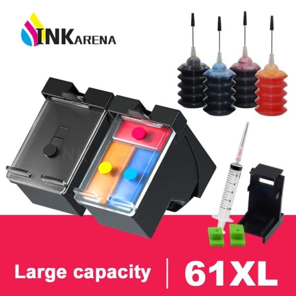 61XL Cartridge Replacement for HP 61 for HP61 Ink Cartridge for Deskjet 1000 1050 1050A 1510 2000 2050 2050A 3000 Printer