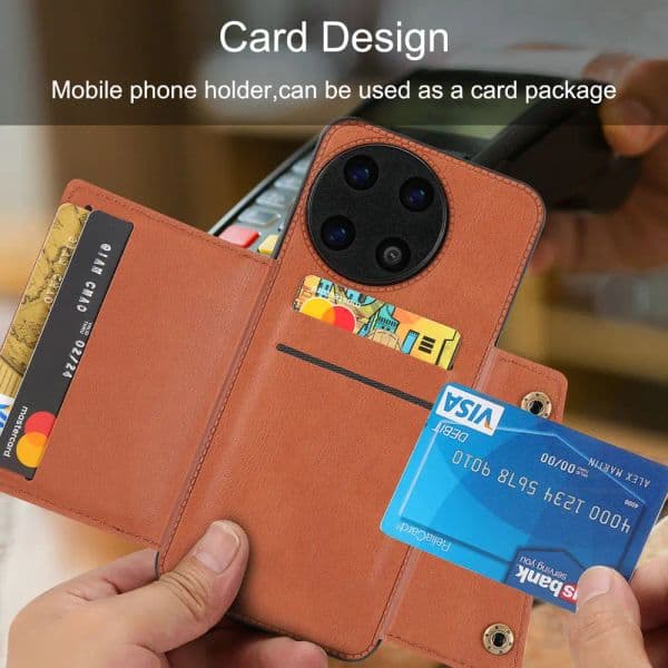 Realme 11 8i 10 9 Pro Plus 5G Leather Back Case Card Magnet Phone Cover Bumper Capa for OPPO Realme 11 4G Case Realmi 7 9i Funda