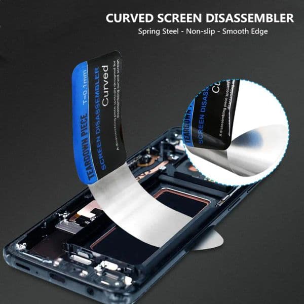 1/5/10PCS Mobile Phone 2025 Curved new LCD Screen Spudger Opening Pry Card Tools Ultra Thin Flexible Mobile Phone Disassemble Steel Metal