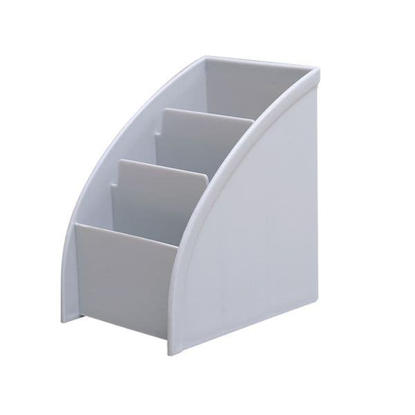 Remote Control Holder 3 Slot Desktop Storage Box TV Remote Control Phone Storage Holder Stationery Organizer Home Organizer