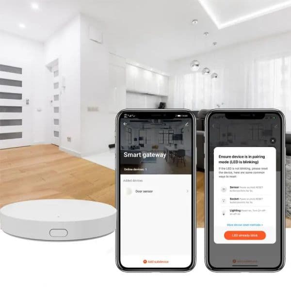 Gateway Zigbee Multimode Hub Tuya Zigbee 3 0 Gateway Bluetooth Smart Life App Remote Control Multi Protocol Gateway Smart Multi