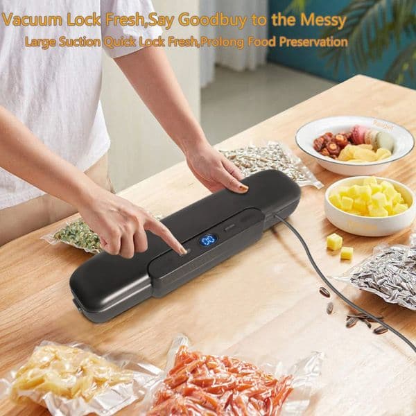 EU US UK Plug Food Vacuum Sealer Automatic Vacuum Packaging Machine For Food Z-21 Household Vacuum Sealing With Package Bags