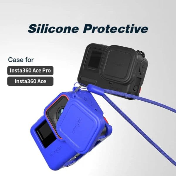 Silicone Protector For Insta360 Ace/ Ace Pro Body Cover Lens Cover For For Insta360 Ace Lens Cap Sleeve Camera Accessories New