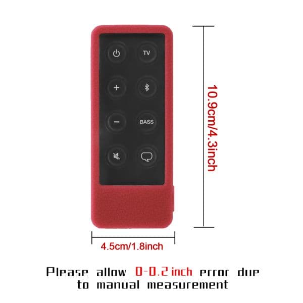 Waterproof Case Fit for Bose SOLO 5 15 II CD Player Remote Control Music Sound System With Shockproof Silicone Protective Cover