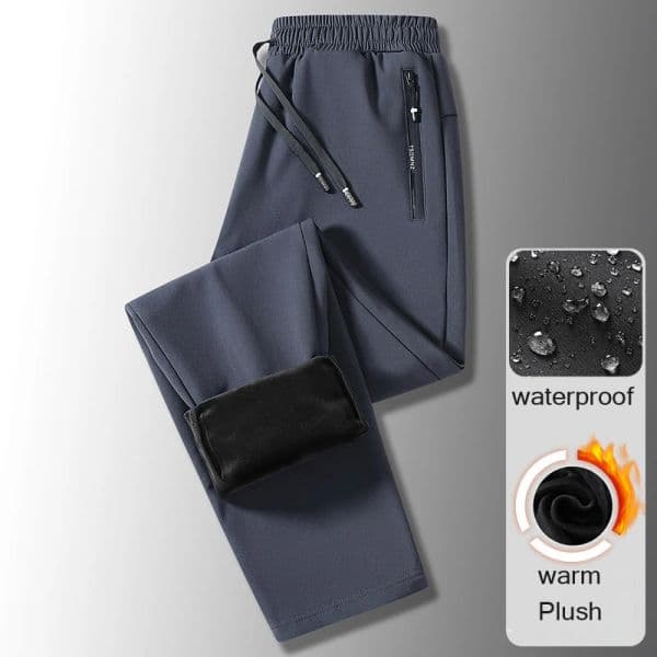 Winter Men Warm Joggers Thick Fleece Pants Sweatpants Casual Cargo Pants Waterproof Trousers Gym Jogging Pants Male Clothing 8XL