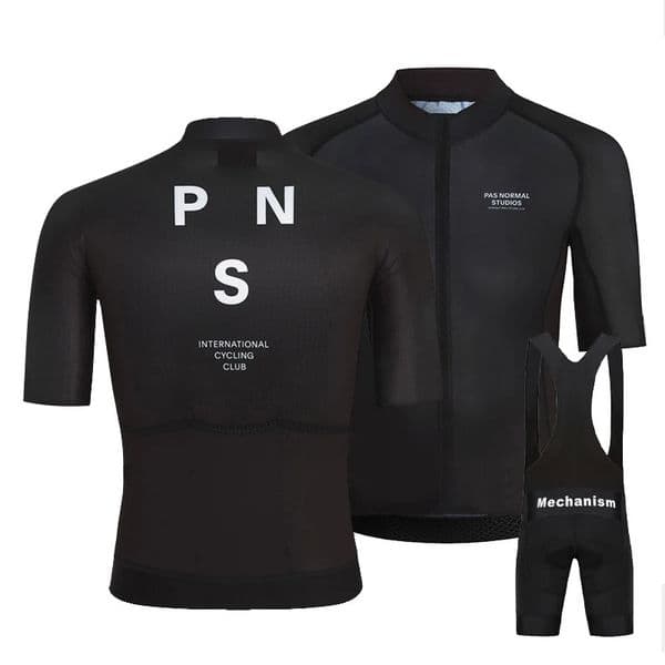 cling Jersey Sets PNS Ciclismo Summer Short Sleeve Jersey PAS NORMAL STUDIOS Cycling clothing Breathable Maillot Hombre Set 240506 S251183