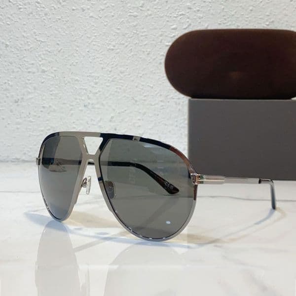 Top Sunglasses Designer Classic TF1060 Mens Womens sunglasses UV 100% protection Thinedged metal rimmed sunglasses eyeglasses case