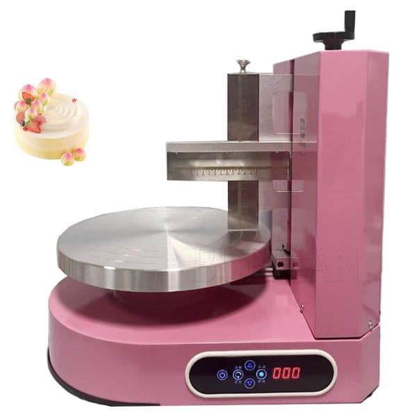 Automatic Birthday Cake Cream Spreading Machine Cakes Plastering Cream Coating Filling Maker