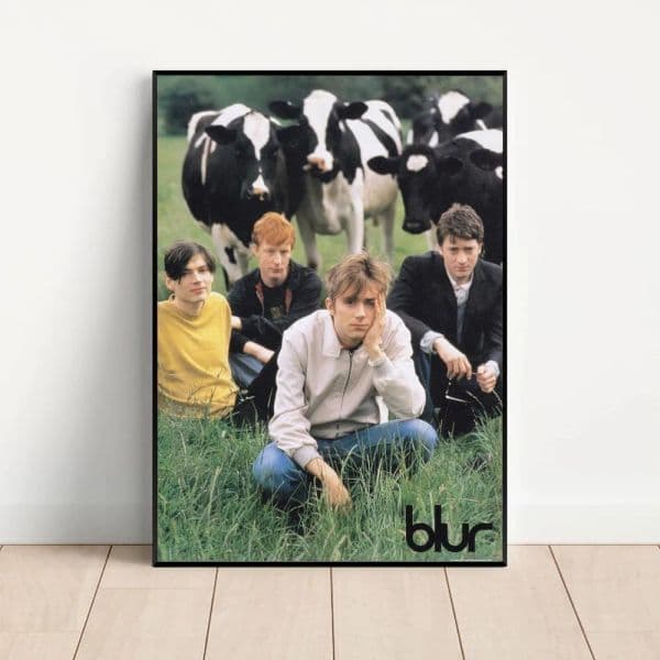 Band Musik Rapper Blur Poster 2025 Kraft new Club Bar Paper Vintage Poster Wall Art Painting Bedroom Study Stickers