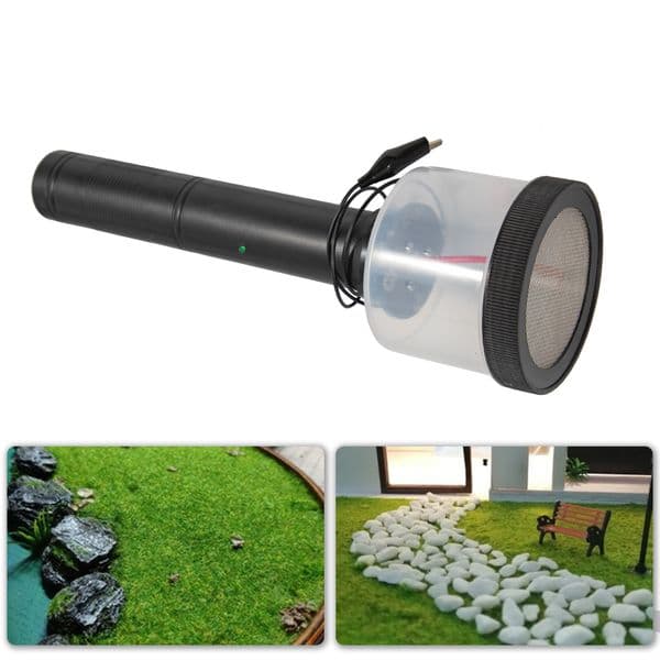 Portable Flocking Machine Static Grass Applicator Scenic Modelling Grass Master W/ 2x Cover 5000V