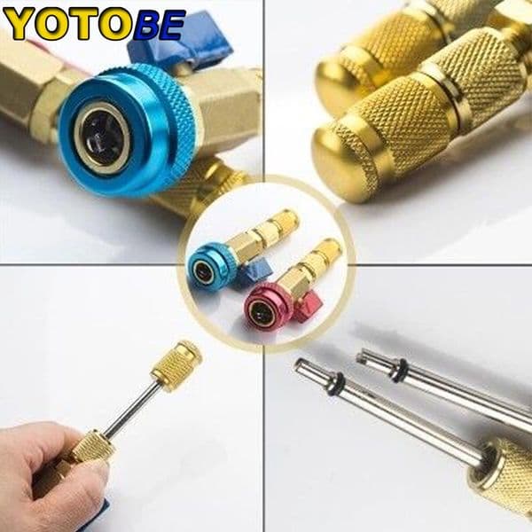 Air Conditioning R134A Valve Core Remover Installer High Low Pressure Tool
