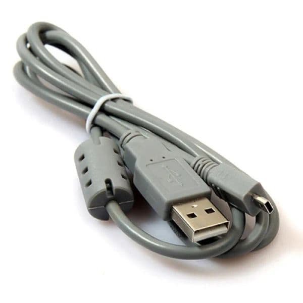 1m PC Camera Cable USB 2 0 A to 8 Pin B Cable w/ Ferrite for CoolPix P90 PDAs USB Type A Male to Type B Mini 8 pin Male