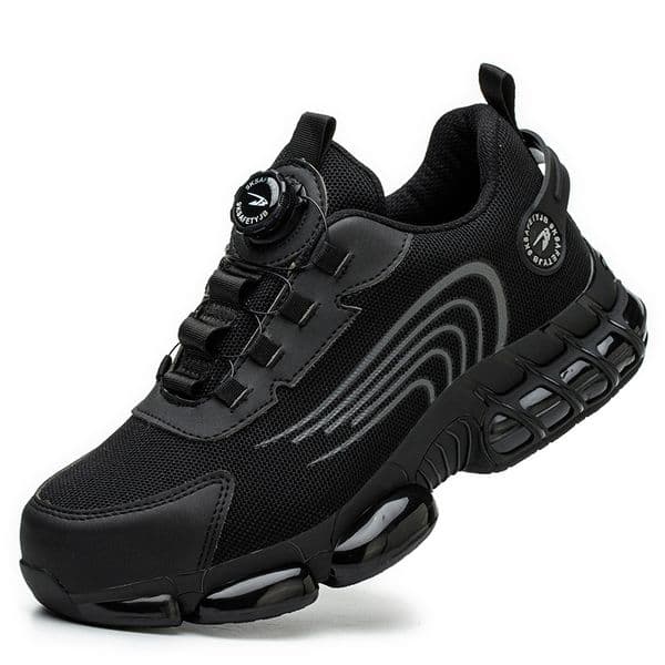 Men's Lightweight Comfortable Four Seasons High Quality Safety Work Anti Piercing Steel Toe Shoes Anti-slip Mens Outdoor Sneaker 0cf3a