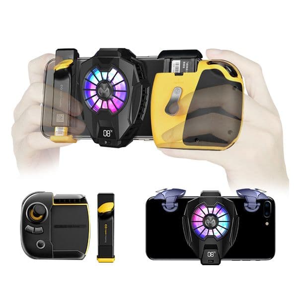 Universal Mobile Phone Cooler Cooling Fan Radiator For PUBG Cool Heat Sink Game Pad RGB Light Phone Cooling Fan DL05 DL06 FL05