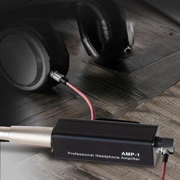 Universal XLR to 3.5mm Headphone Amplifier Converter HiFi Sound Quality AMP-1 Passive Amplifier Used In Stage Performance Studio