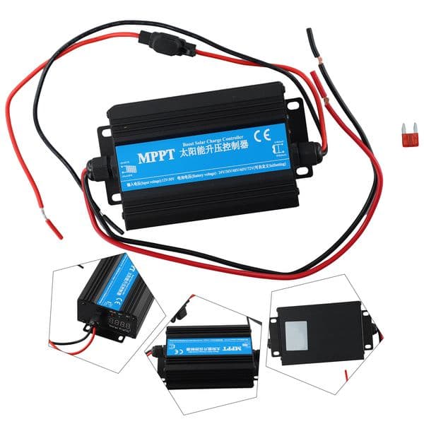Brand New Controller Booster 24-72V Black CTK300-II High Performance MPPT Solar Booster Controller Solar Charge