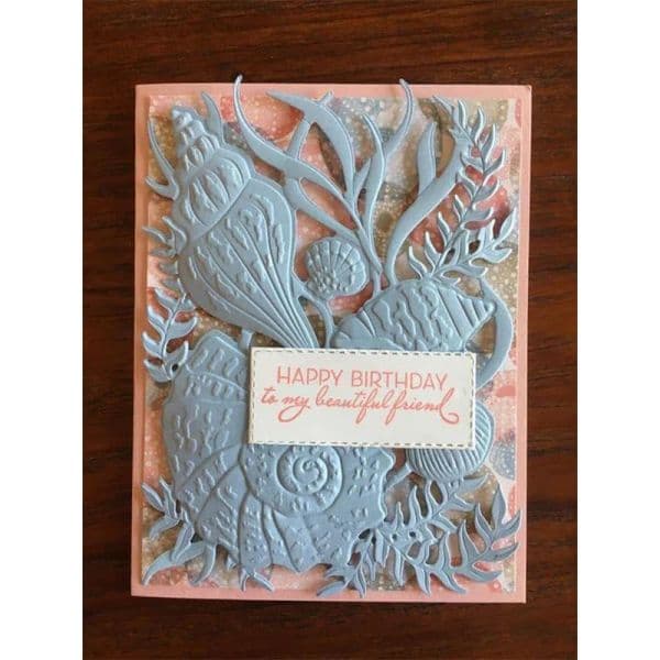Shell 3d Embossed Folder