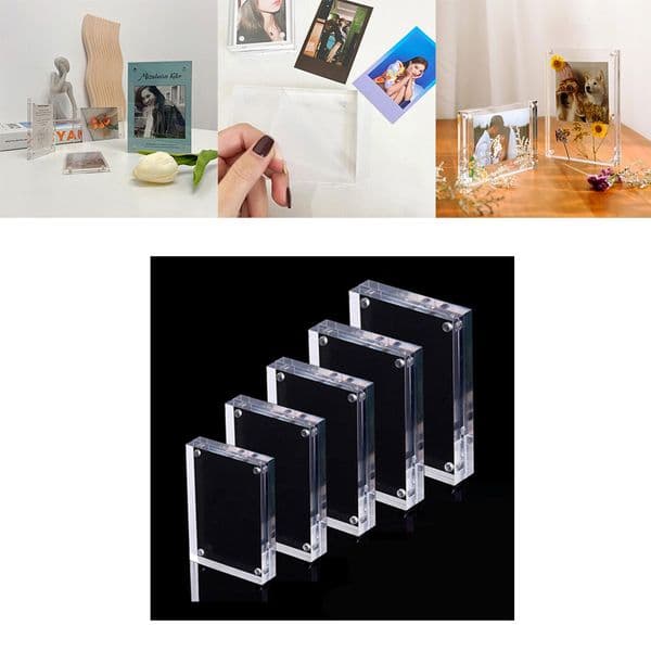 High-Quality Materials Practical Replacement Durable Table 3size Desktop Home Photo Frame Decor Gift Thanksgiving