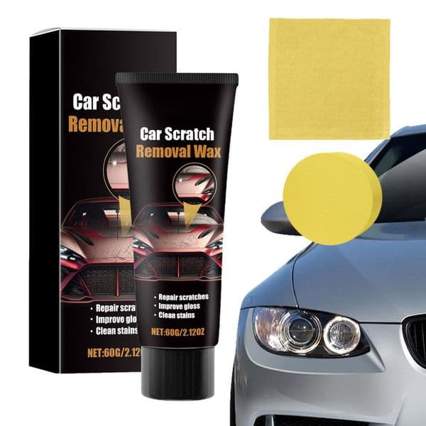Car Scratch Repair Kit Towel & Sponge Included Polishing Wax Repair Paste Swirl Remover Repairing Blemishes & Deep Scratches