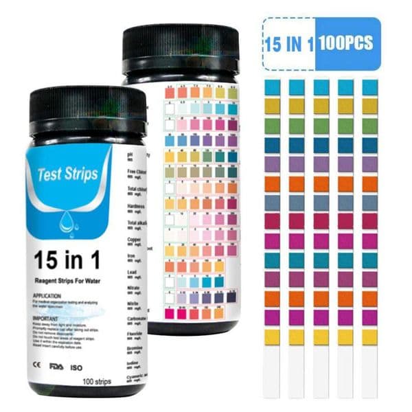 14-in-1 Drinking Water Test Strip PH Bromine Nitrate Water Quality Test For Aquarium Fish Tank Pool nitrate Test Strip