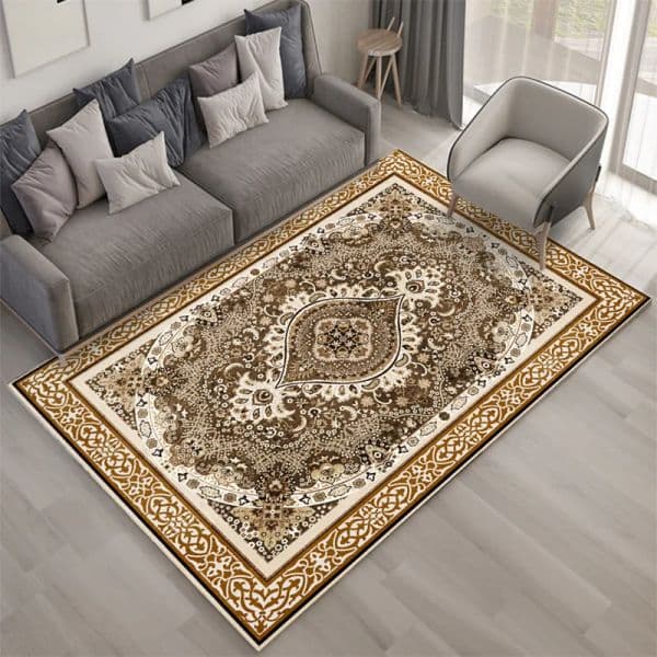 Classical Retro Persian Carpet Living Room Large Carpets Home Bedroom Sofa Coffee Table Rug Study Cloakroom Rugs Non-slip Mat