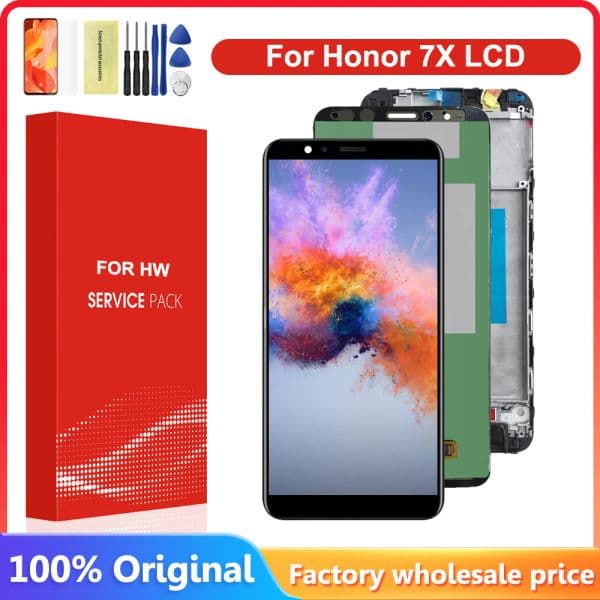 5.93'' Original For Honor 7X LCD Display Touch Screen Digitizer For Honor 7X LCD With Frame BND TL10 AL10 Screen