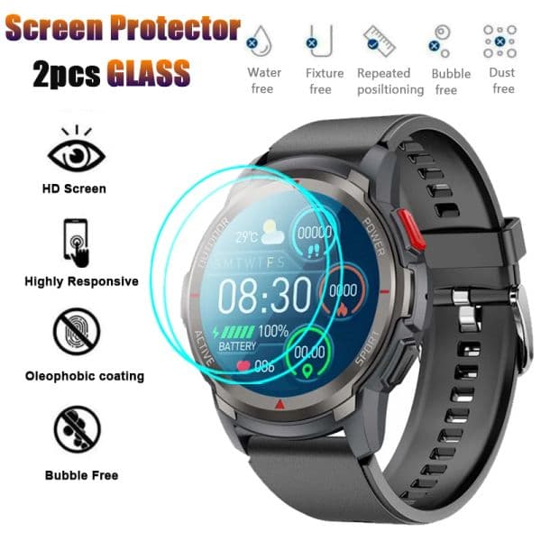 2PCS 2.5D Tempered Glass For SENBONO Max7/ MAX10 MAX 7 10 Screen Protector HD Clear new Display Movie 2025 Glass Protective Film