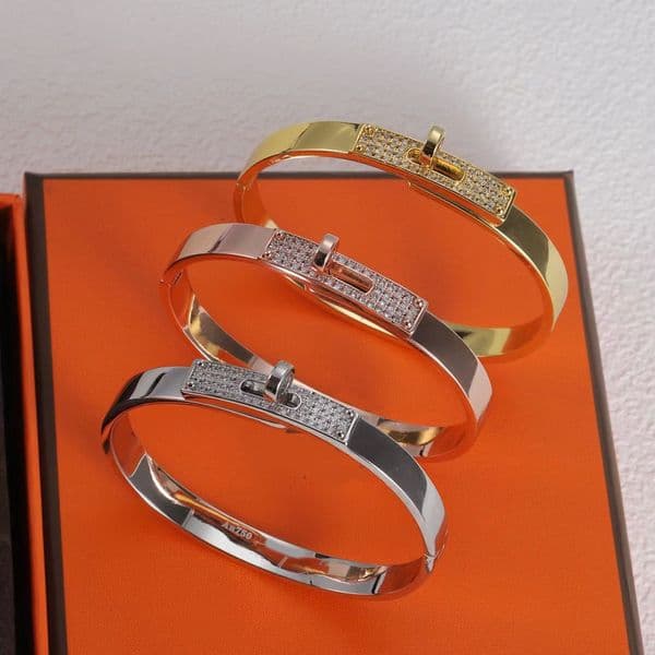 Titanium gold u0026 silver hoop bracelet luxury designer bracelet for women and mens gift couple bracelet fashion designer jewelry