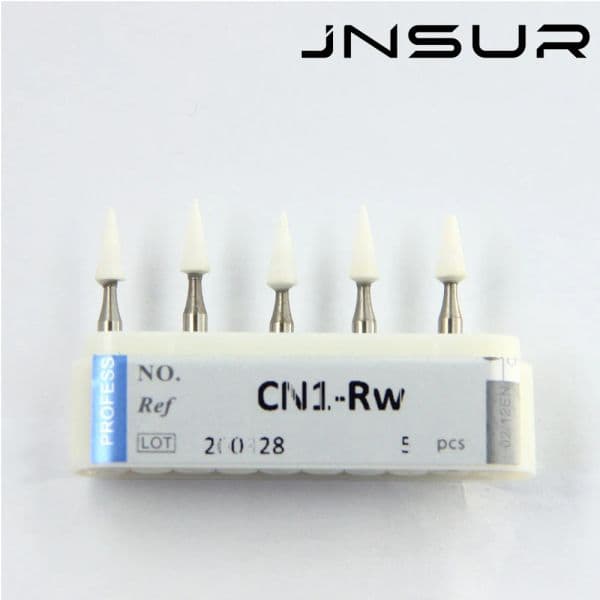White Stone Polisher Low Speed Handpiece Dental Polishing Abrasive For Fillings Polishing Low Speed Contra Angle/Right Angle