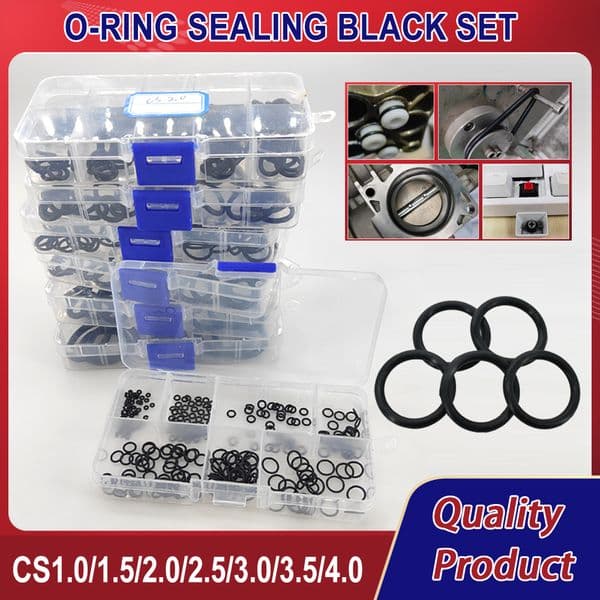CS1MM-4MM O Ring Set Gaskets Seal Nitrile Rubber NBR Faucet Black Gasket High Pressure Faucet Sealing Valve O Rubber Washer