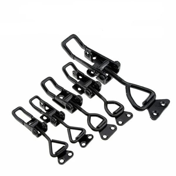 Toggle Clamp Toggle Latch Catch Adjustable Cabinet Box Lever Handle Lock Hasp Hasp for Woodworking Hand Tool Furniture Hardware