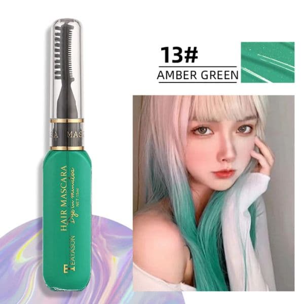 13 Colors One-time Hair Temporary Color Hair Dye Non-toxic DIY Hair Color One-off Mascara Dye Cream Hair Wax Blue Grey Purple