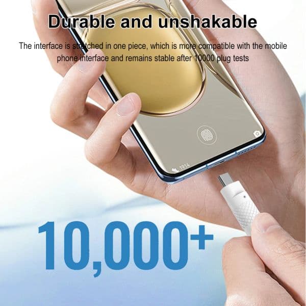 120W 6A Super Fast Charge Type-C Liquid Silicone Charge Cold For Iphone 14 Samsung Xiaomi Phone Usb C Cable Charger Micro USB