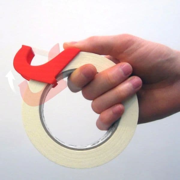 Roller Tape Cutter Sealing Holder Manual Packing Plastic Packer Dispenser Packaging Parcel mm Width Tool 5