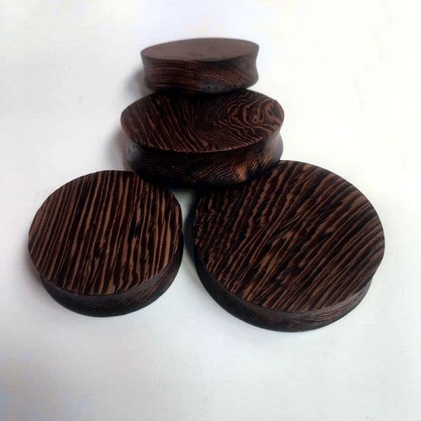 2PC Big Size Ear Plugs Tunnels Ear Piercing Expander Plug Earrings Naturel Wood Hand Made Ears Gauge Stretcher Oreja Expansion